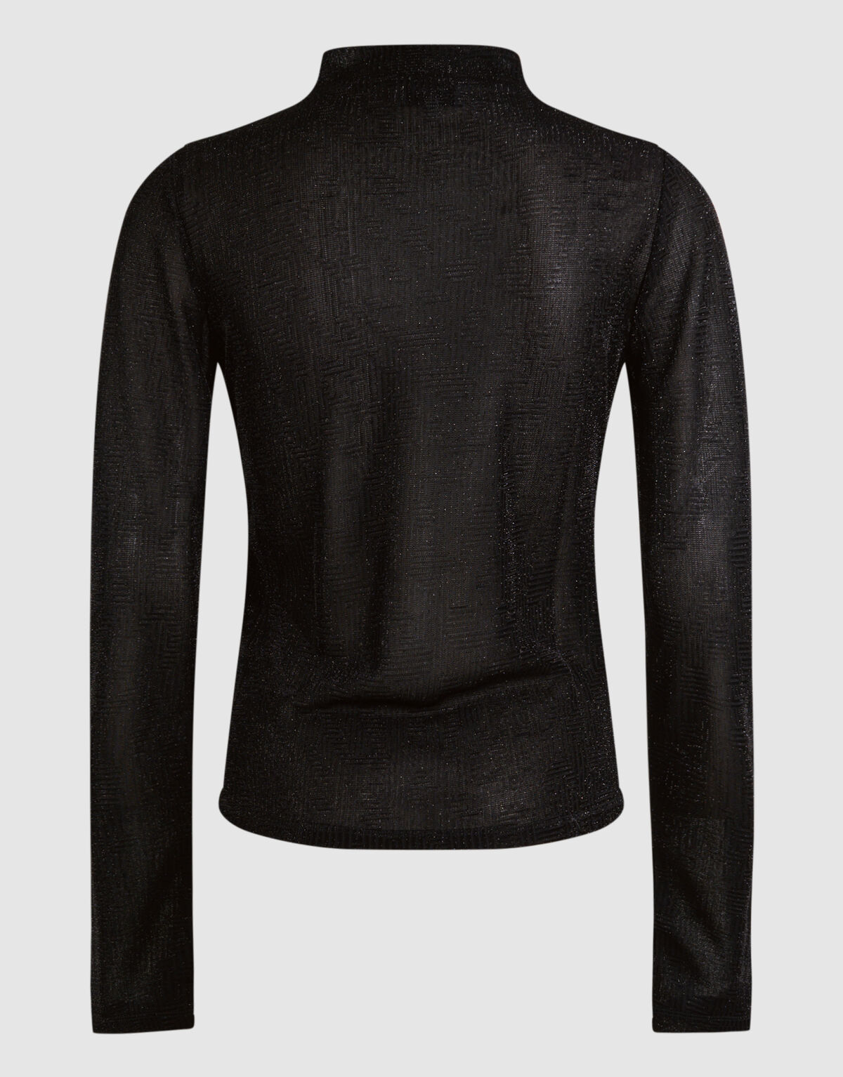 Schwarzes Glitzer-Top mit Ausschnitt SHOEBY WOMEN