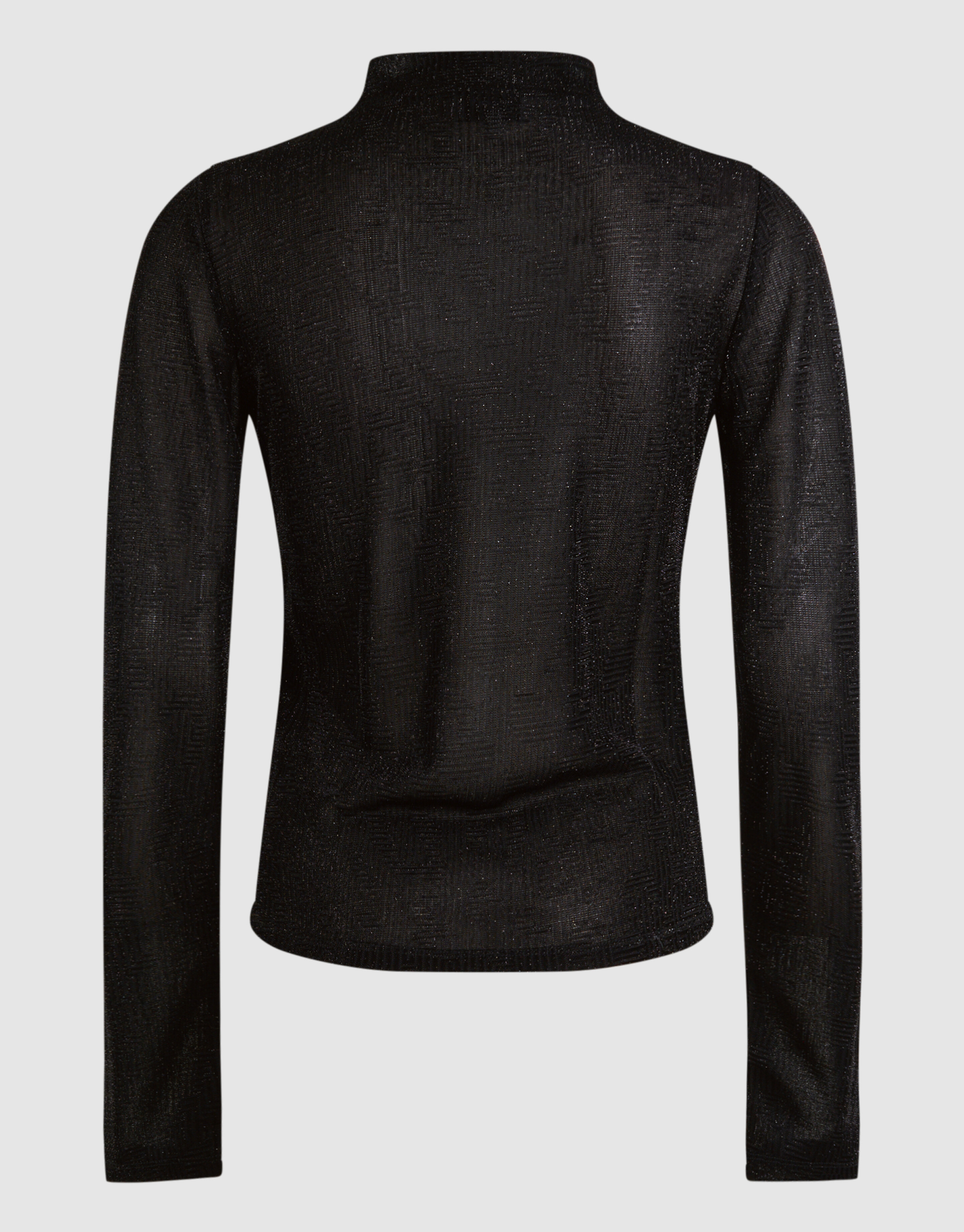 Schwarzes Glitzer-Top mit Ausschnitt SHOEBY WOMEN