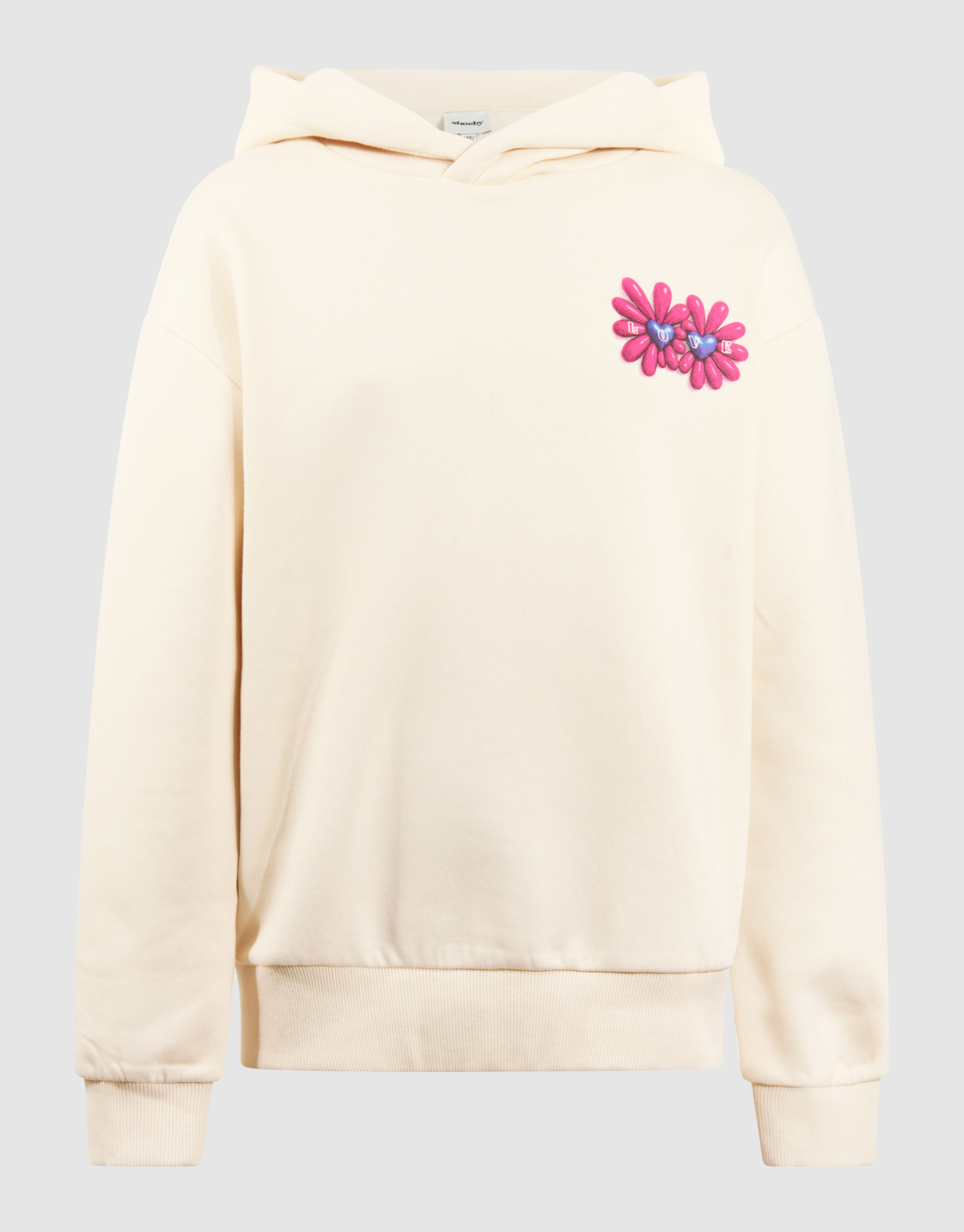 Hoodie mit Blumenmuster, Off-White SHOEBY GIRLS