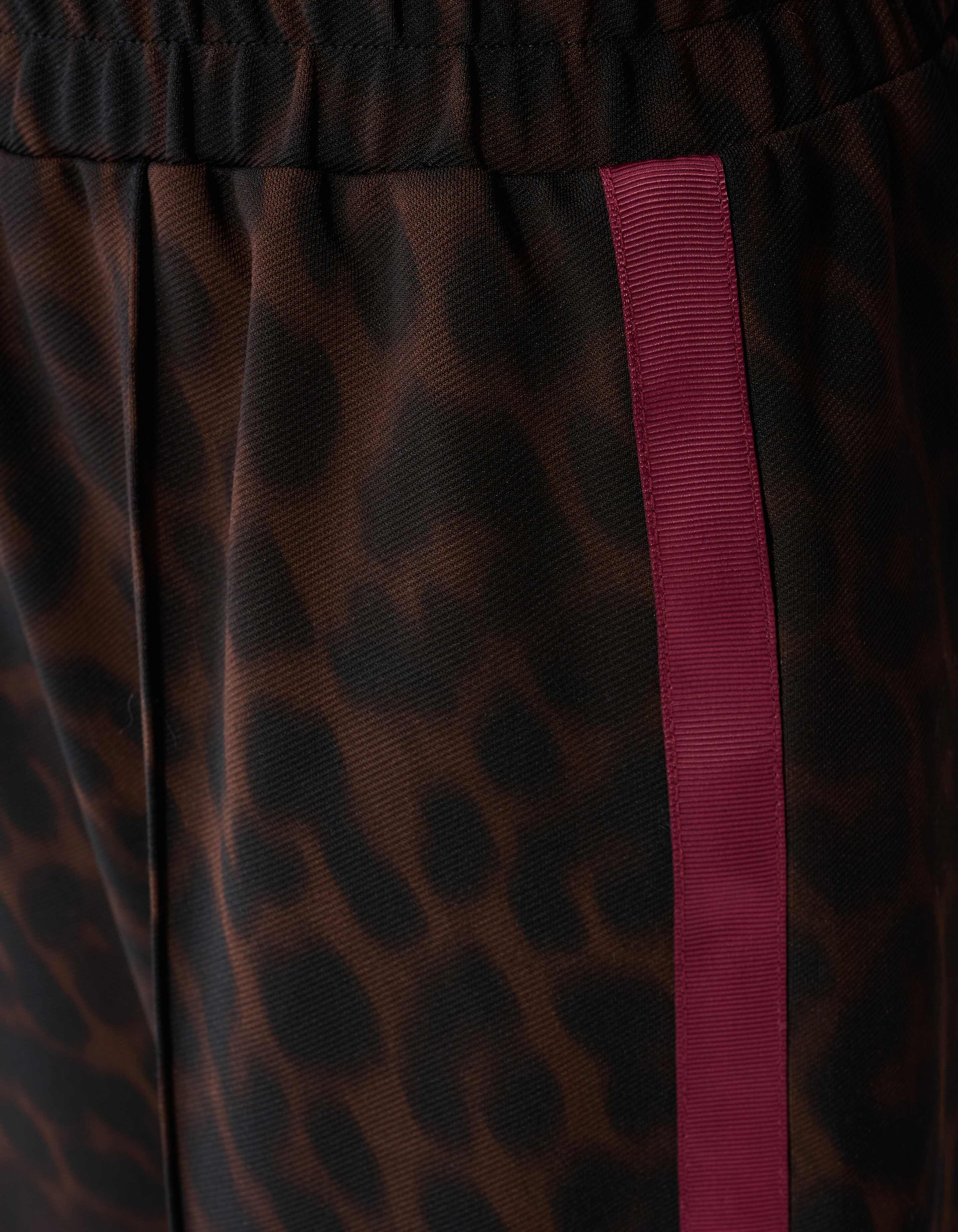 Hose mit Leopardenmuster und weitem Bein Dunkelbr SHOEBY GIRLS