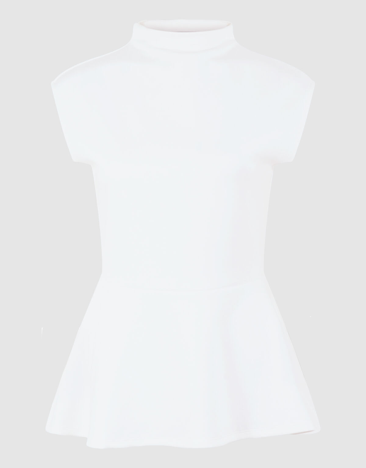 Wei&szlig;es Peplum-Top SHOEBY WOMEN