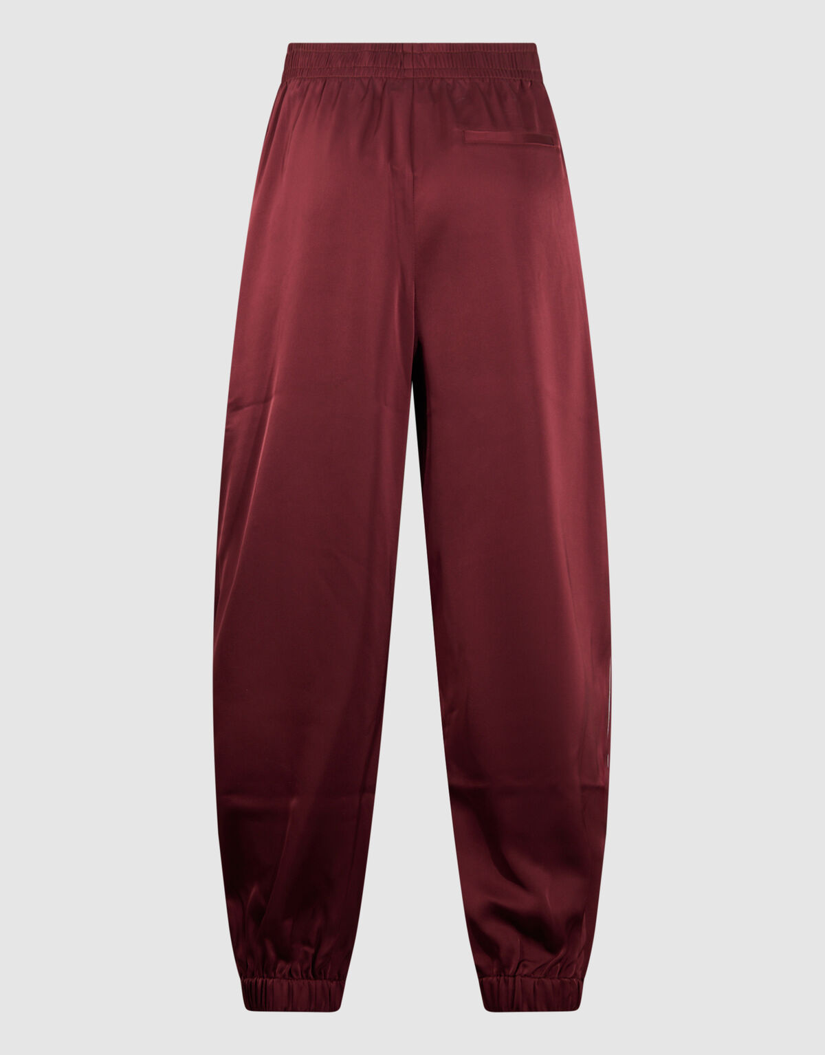 Satin-Kontrast-Jogger Dunkelrot SHOEBY WOMEN