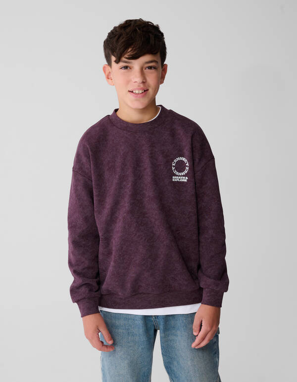 Connect Artwork Pullover Dunkelrot SHOEBY BOYS