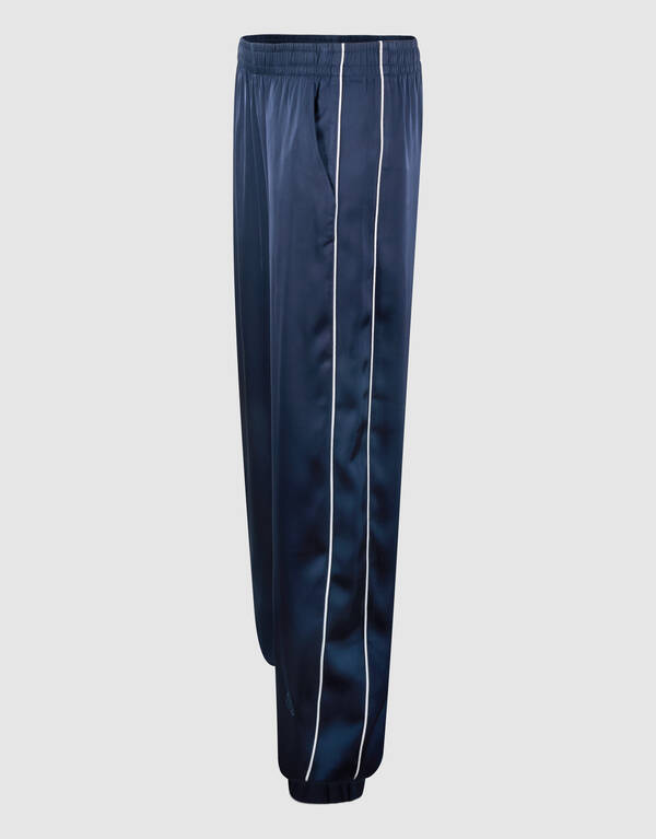 Satin Kontrast Jogger Dunkelblau SHOEBY WOMEN