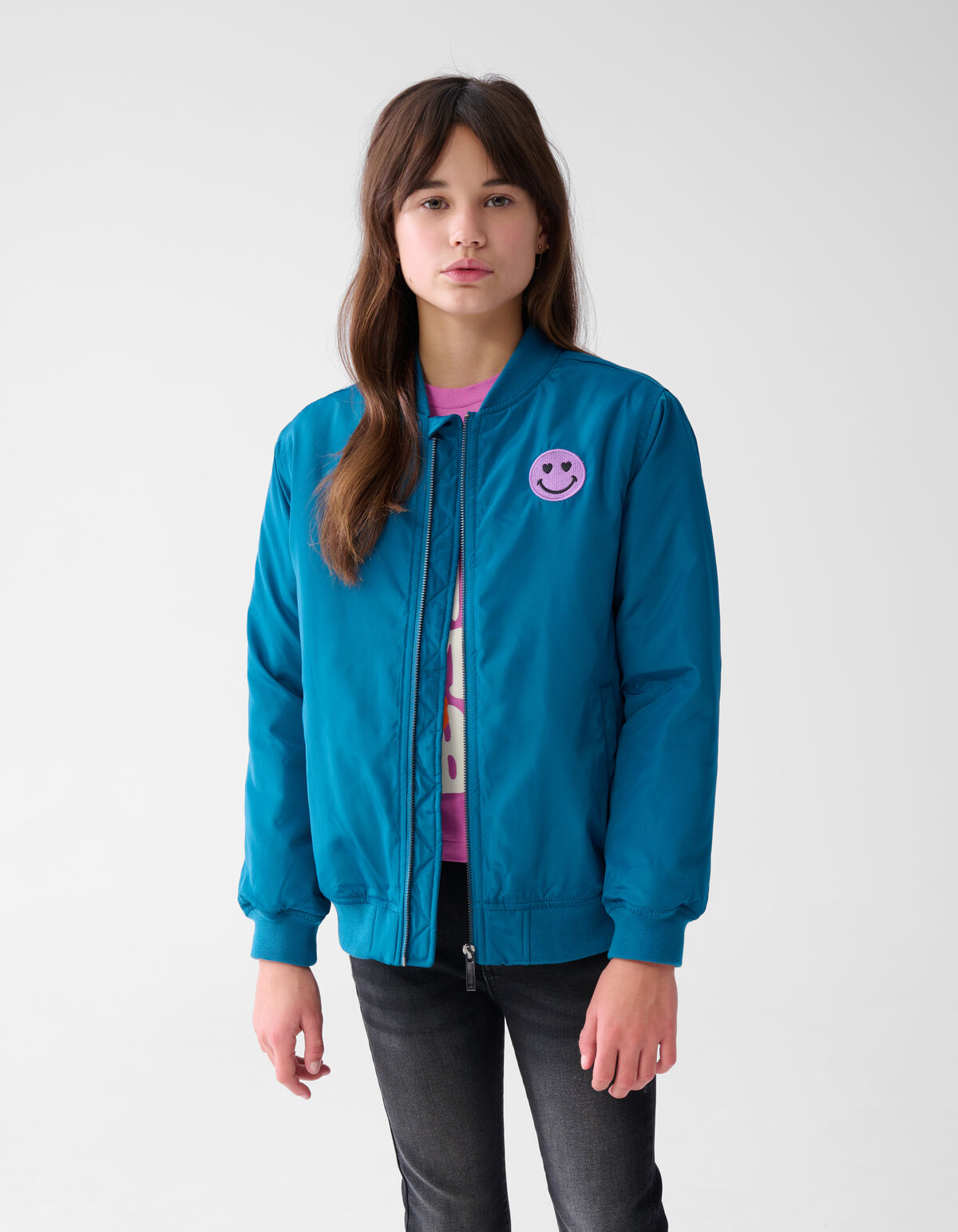 Varsity Bomber Blau SHOEBY GIRLS