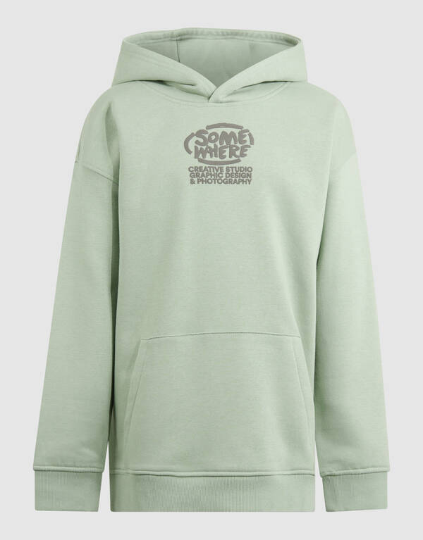 Irgendwo Artwork Kapuzenpullover Lichtgr&uuml;n SHOEBY BOYS