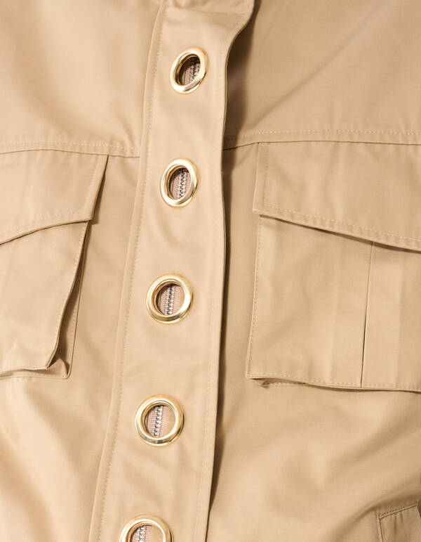 Eyelet Sleeveless Jack Camel SHOEBY WOMEN
