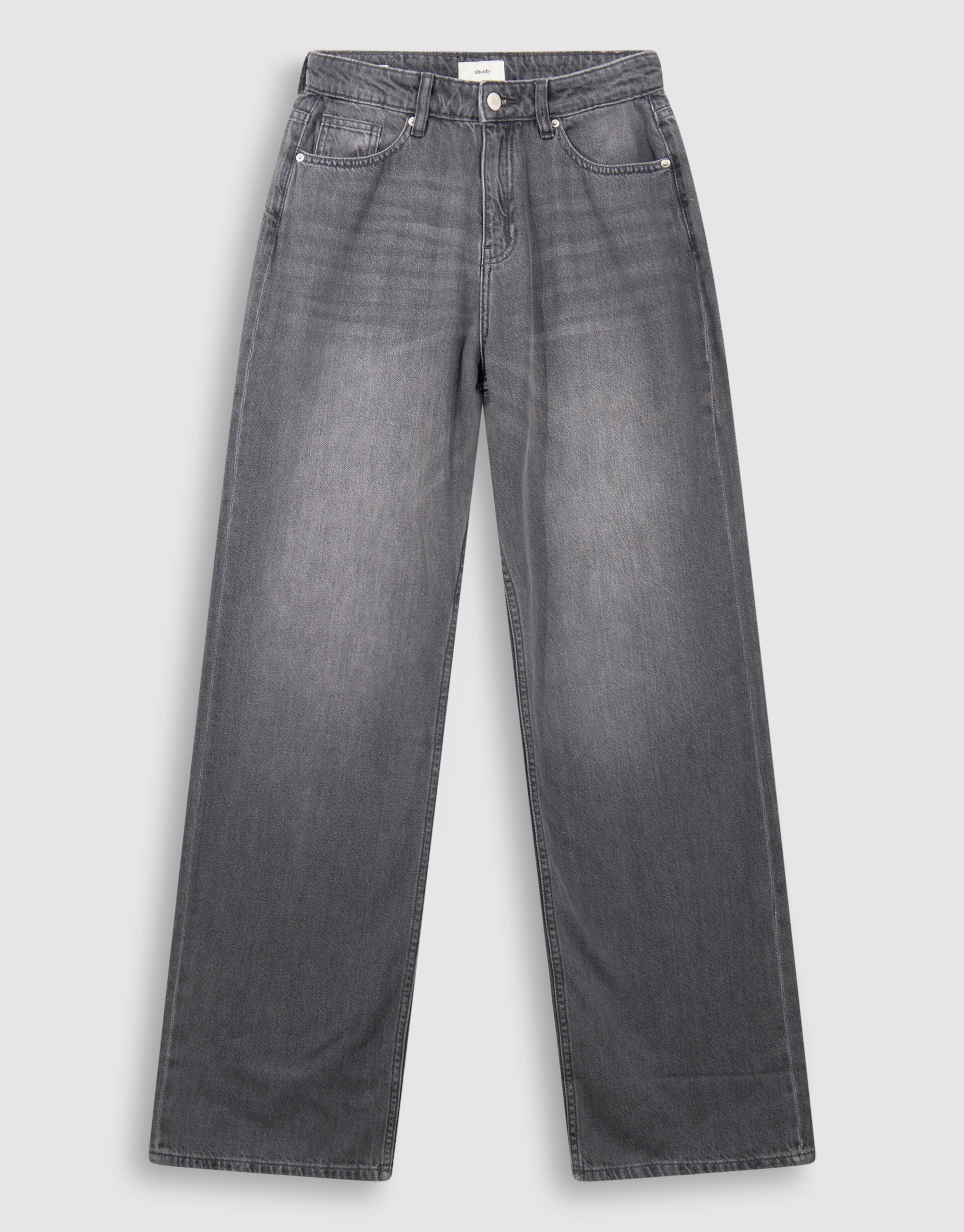 Weit geschnittene Jeans Grau SHOEBY WOMEN