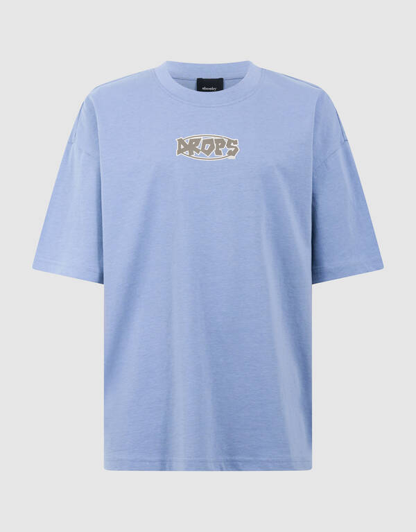 Drops Artwork T-shirt Blauw SHOEBY BOYS