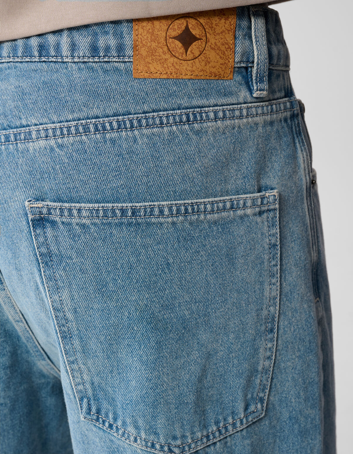 Baggy Fit Jeans Mediumstone L34 SHOEBY MEN