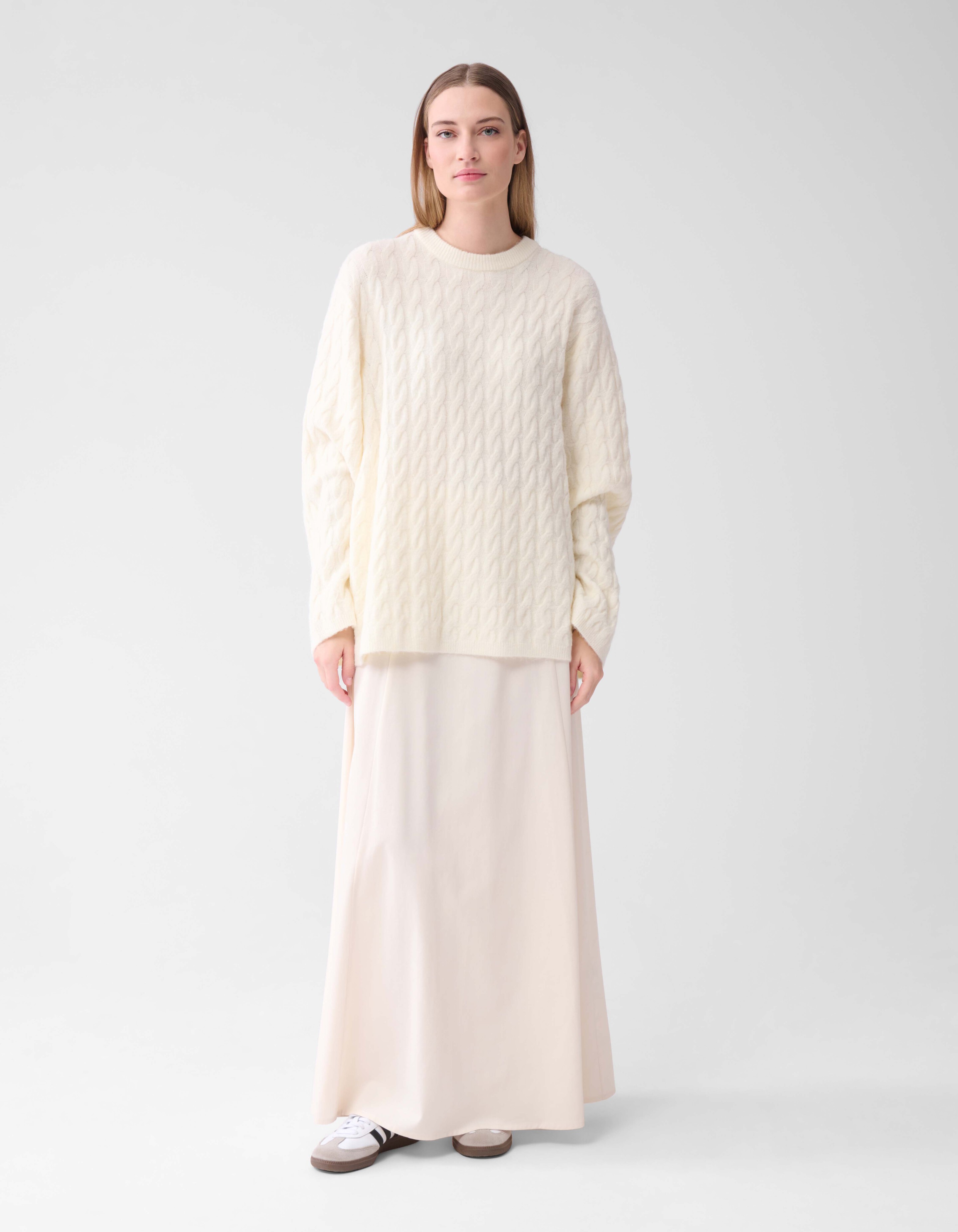 Kabelpullover Off White von Lonneke SHOEBY WOMEN