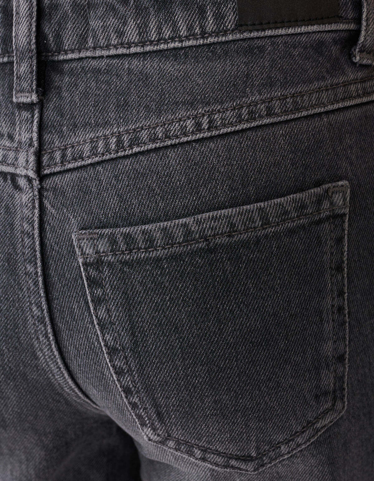 Schwarze Jeans mit Nieten und weitem Bein SHOEBY GIRLS