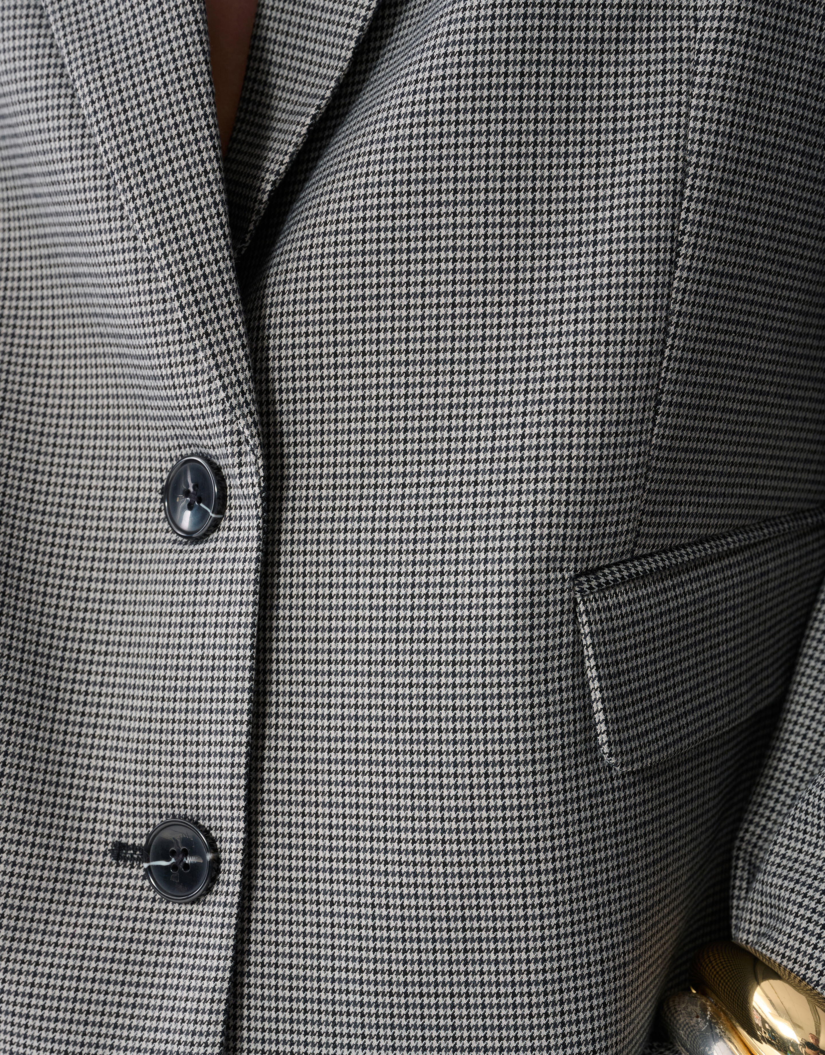 Sportlicher Oversized Karo-Blazer Grau SHOEBY WOMEN