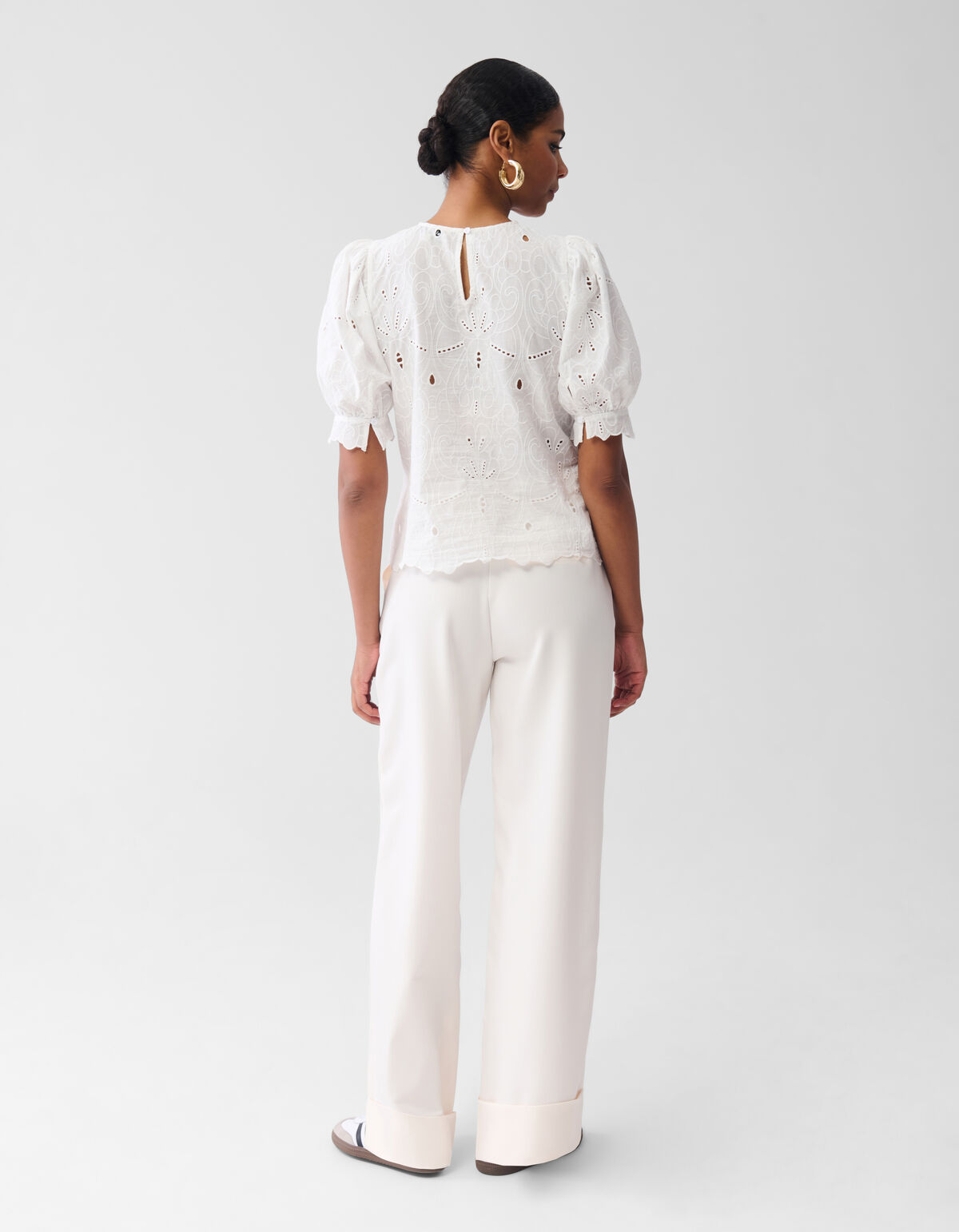 Besticktes Top Off White By Fred SHOEBY WOMEN