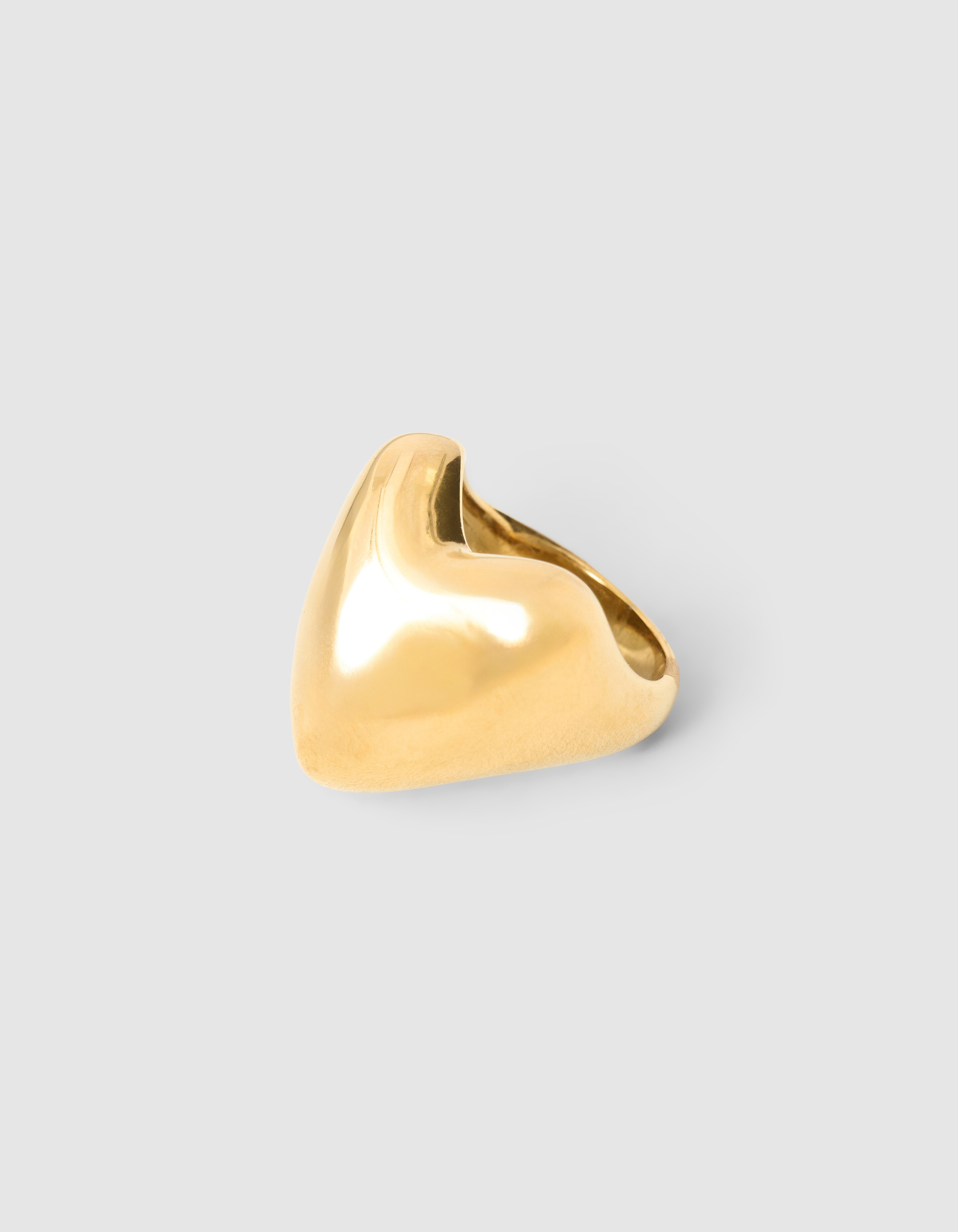 Herz Gro&szlig;er Ring Gold SHOEBY ACCESSOIRES