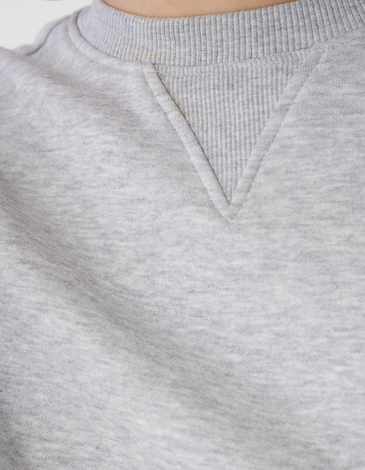 &Uuml;bergro&szlig;er Pullover mit gro&szlig;en &Auml;rmeln Hellgrau SHOEBY WOMEN