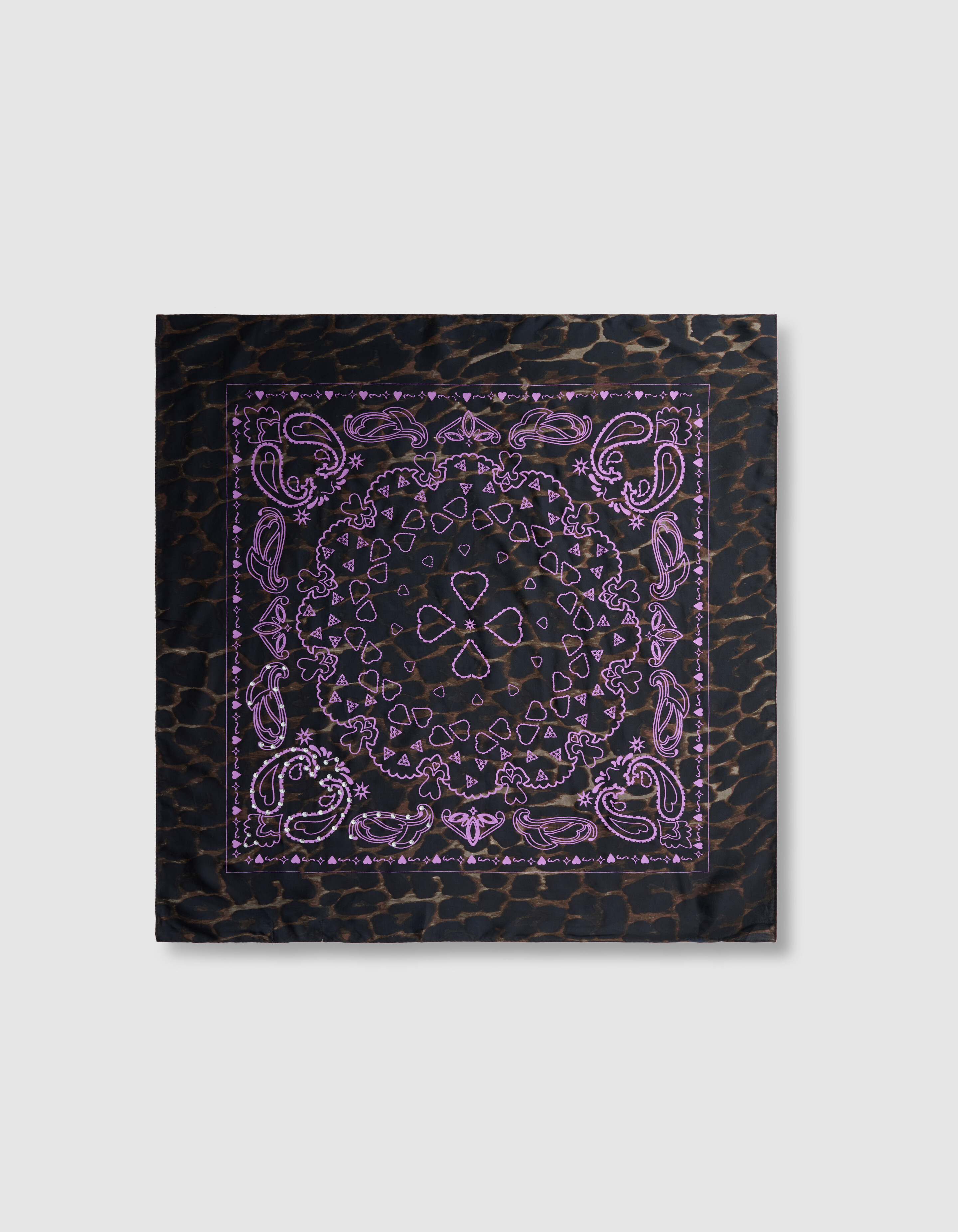 Strass Paisley Schal Dunkelbraun SHOEBY ACCESSOIRES