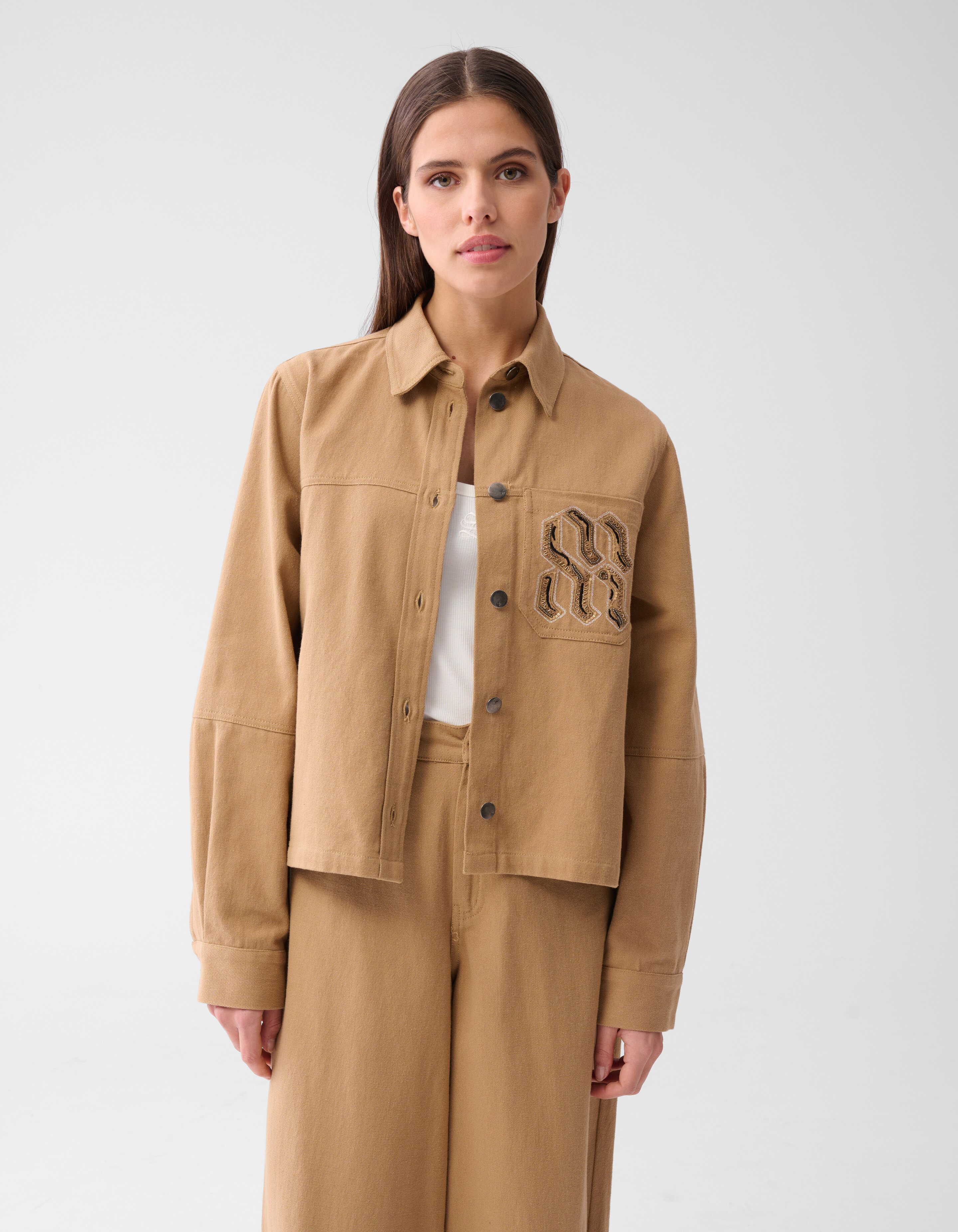 Übergroße Stickerei Jack Camel von Mieke SHOEBY WOMEN