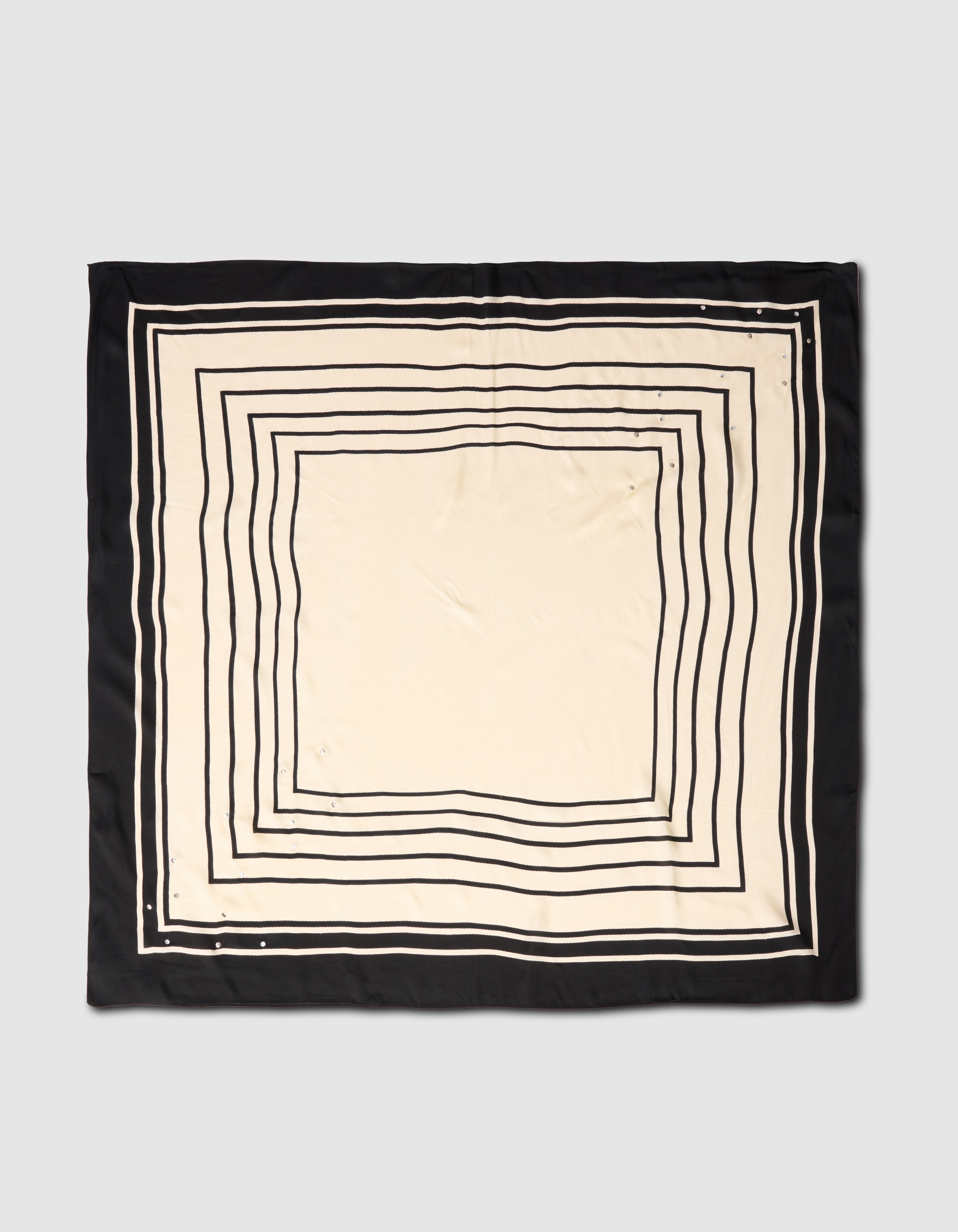 Grafik Strass Schal Schwarz/Wei&szlig; SHOEBY ACCESSOIRES