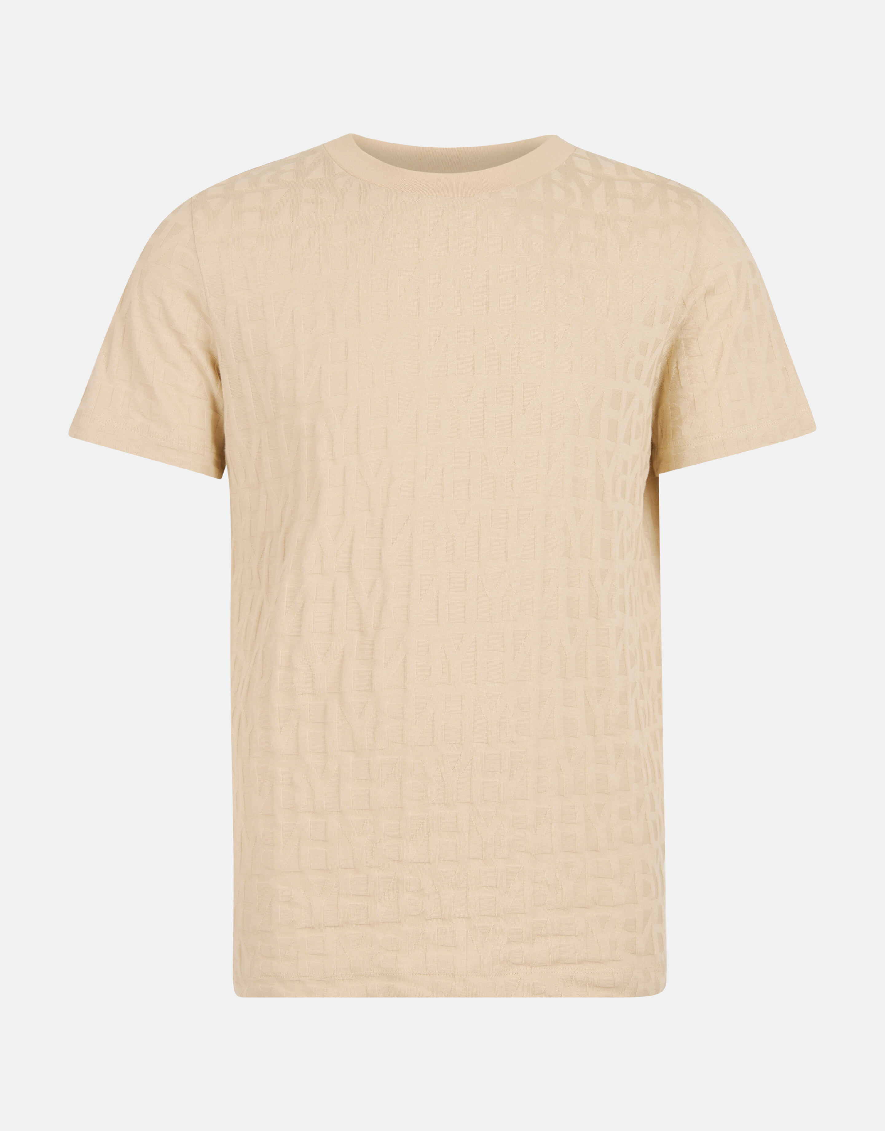 Structuur T-shirt Beige SHOEBY MEN