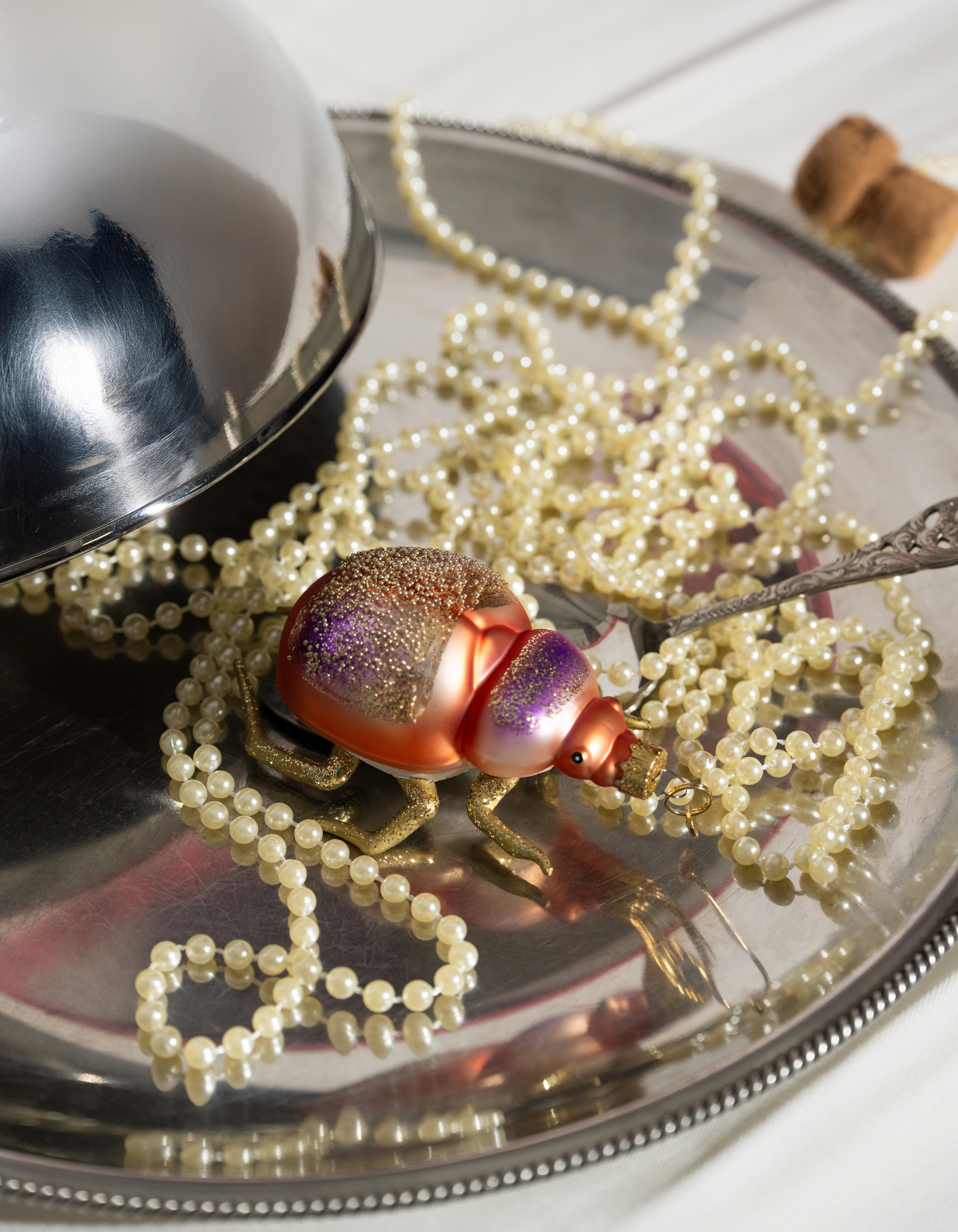 K&auml;fer-Weihnachtskugel Orange von Fred SHOEBY ACCESSOIRES