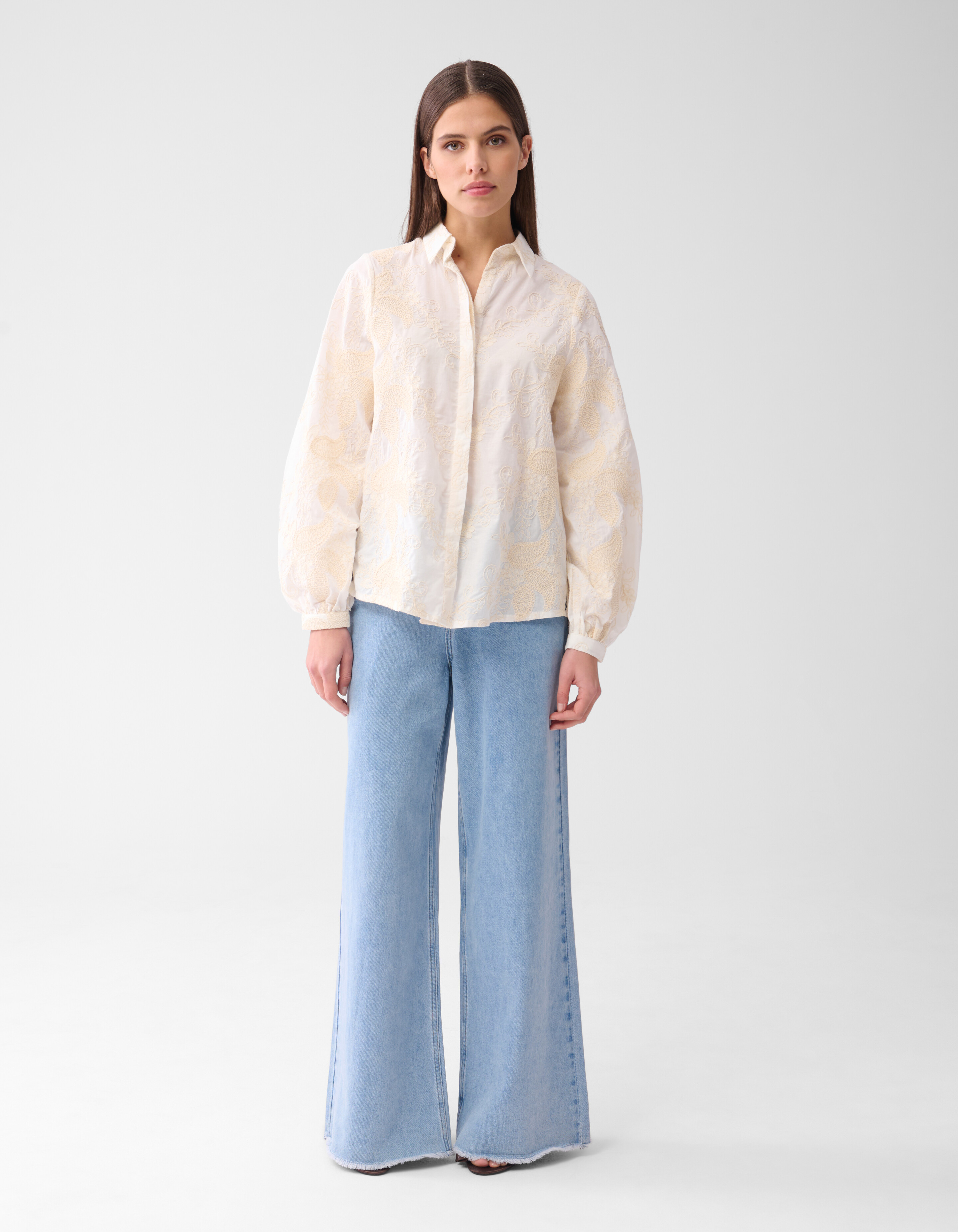 Stickerei Bluse Off White By Mieke SHOEBY WOMEN