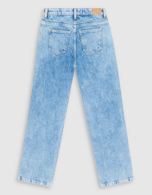 Strass Straight Fit Jeans Blau SHOEBY GIRLS