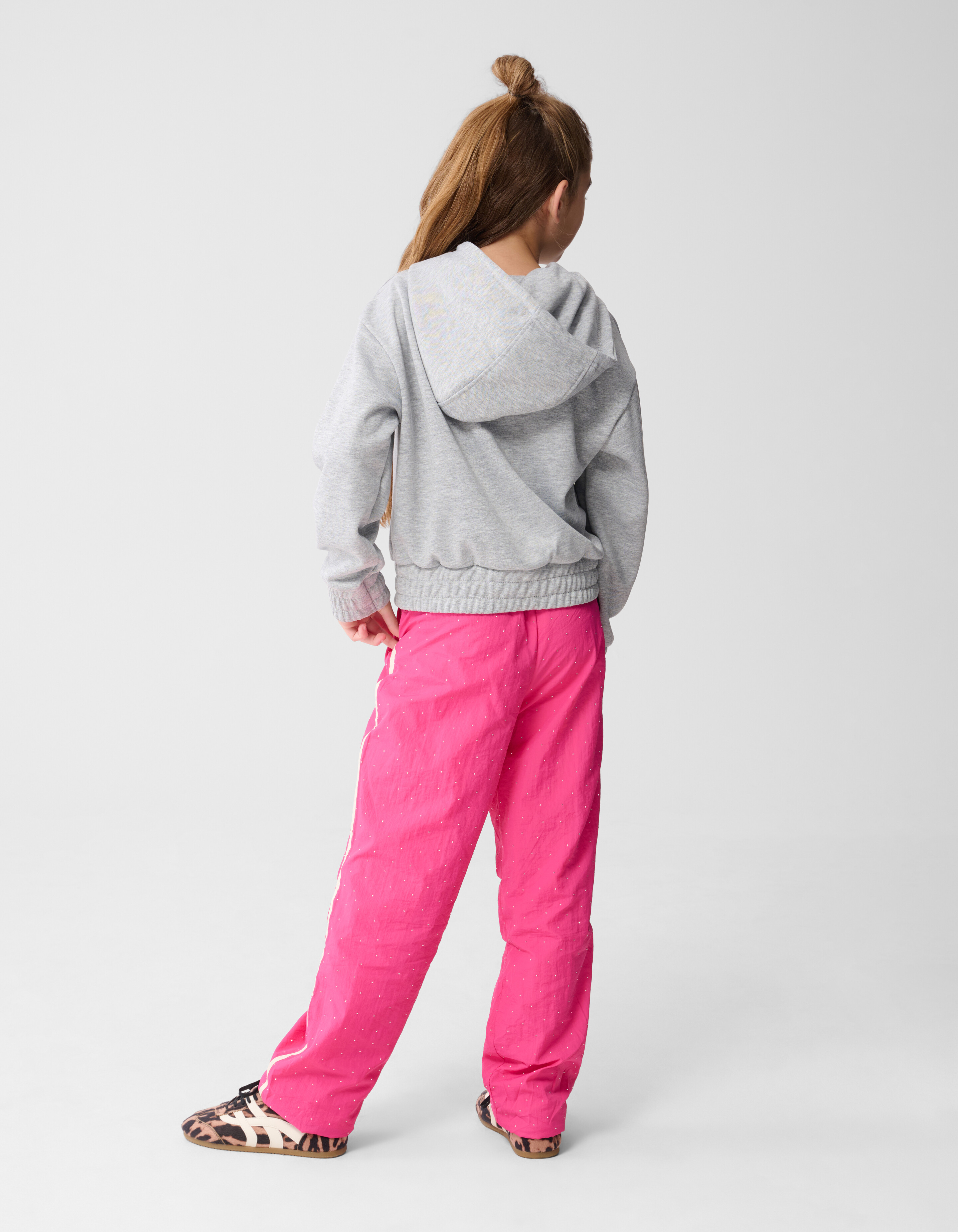 Strass Sporty Wide Leg Fit Hose Rosa SHOEBY GIRLS