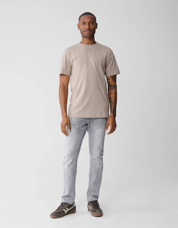 Fading Circle Artwork T-Shirt Hellbraun SHOEBY MEN