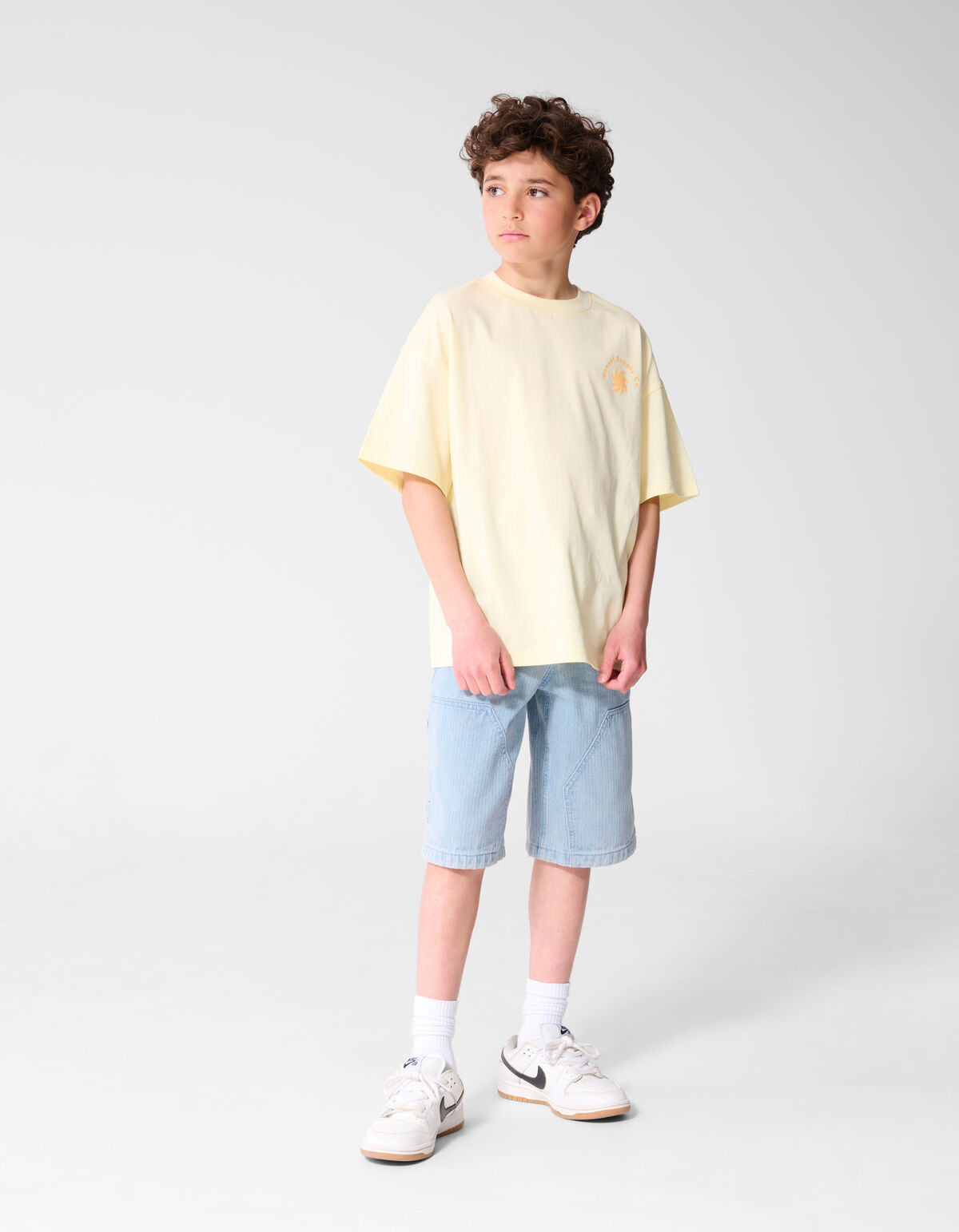 Sunset Artwork T-Shirt Hellgelb SHOEBY BOYS