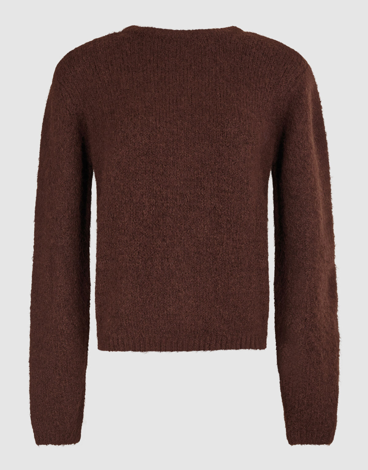 Zweibr&uuml;stige Strickweste Braun SHOEBY WOMEN