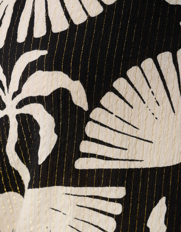 Bedrucktes Singlet Schwarz/Weiß SHOEBY WOMEN