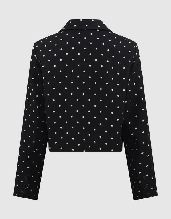 Polkadot Blazer Schwarz SHOEBY GIRLS