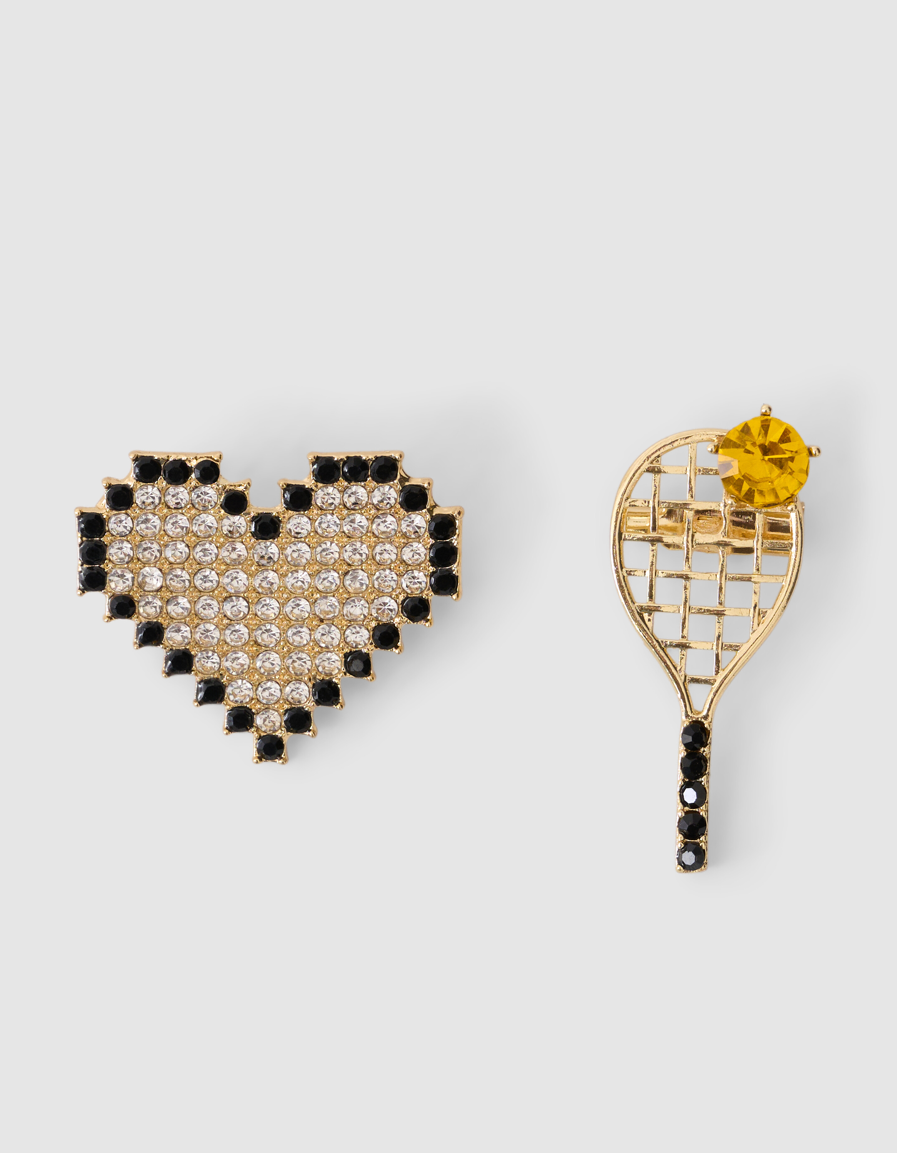 Tennis Strass Brosche Set Gold SHOEBY ACCESSOIRES