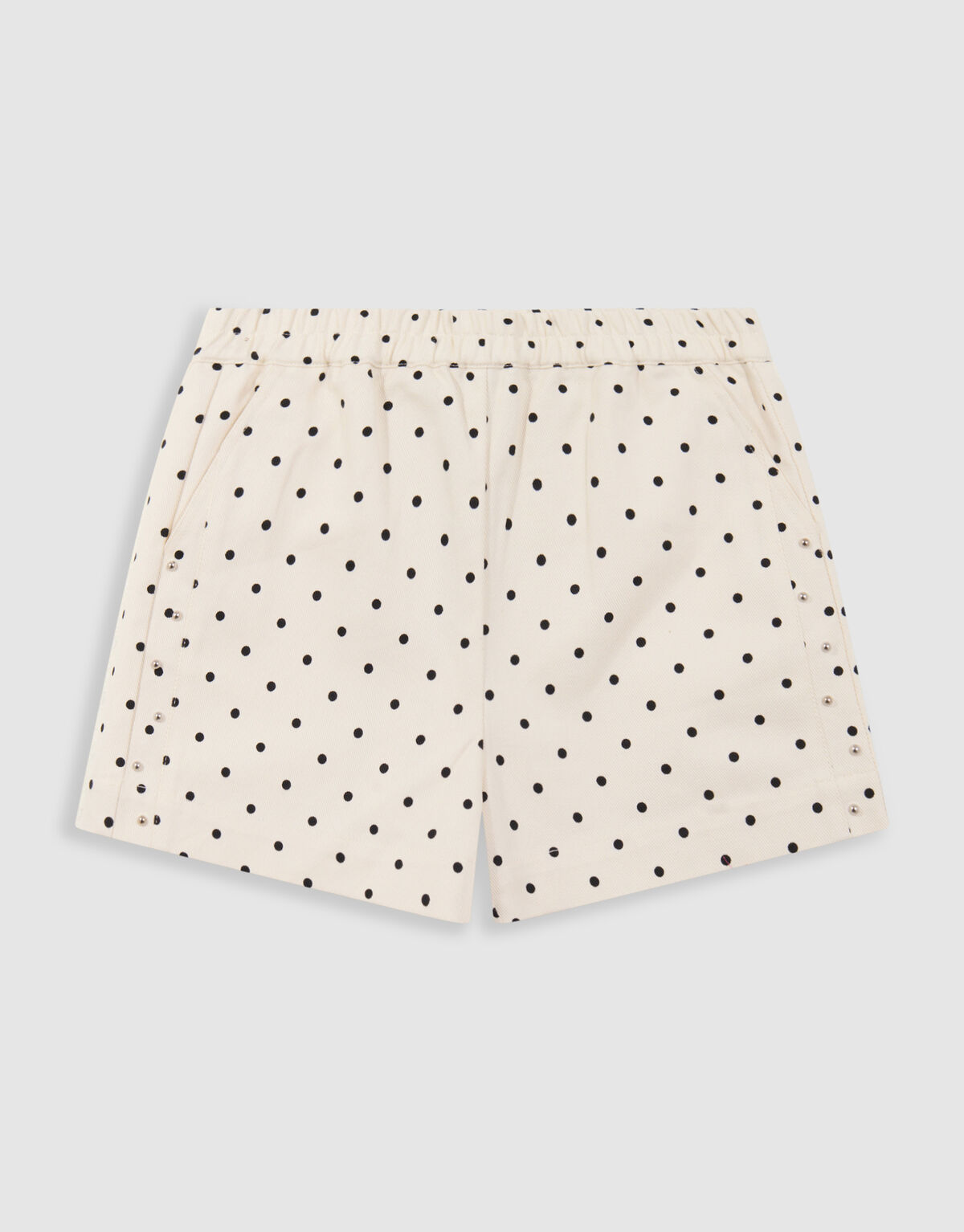 Polkadot Kurz Gebrochen Wei&szlig; SHOEBY GIRLS