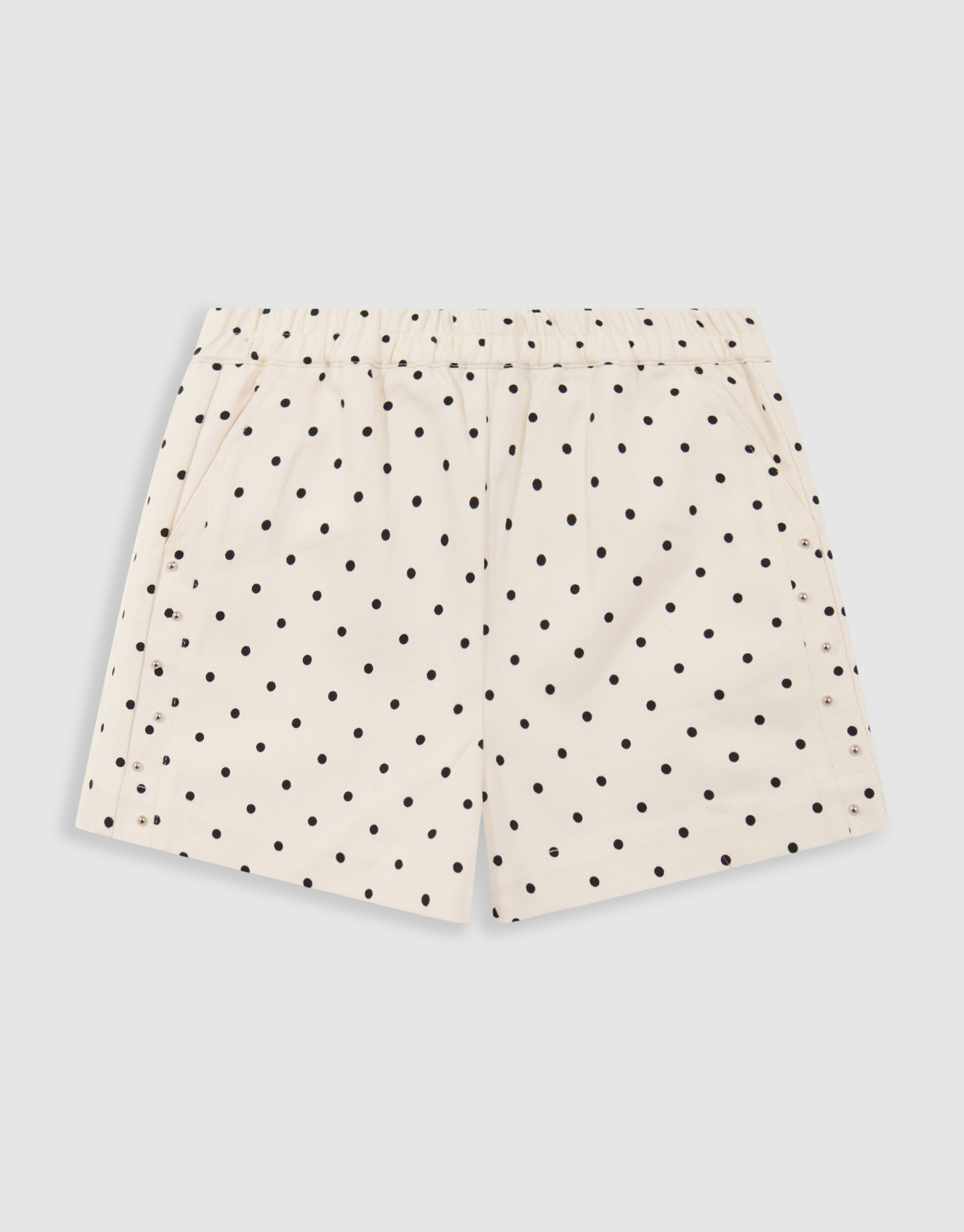 Polkadot Kurz Gebrochen Wei&szlig; SHOEBY GIRLS