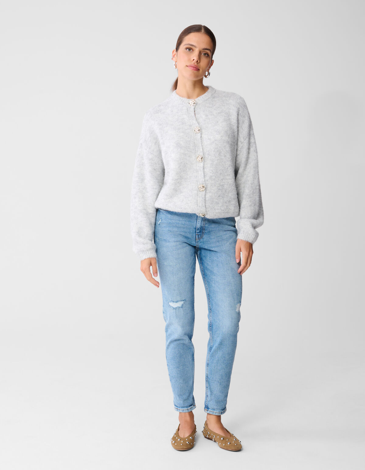 Tapered Fit Jeans Mediumstone L29 Eksept