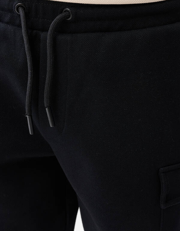 Cargo Jog Short Schwarz SHOEBY BOYS