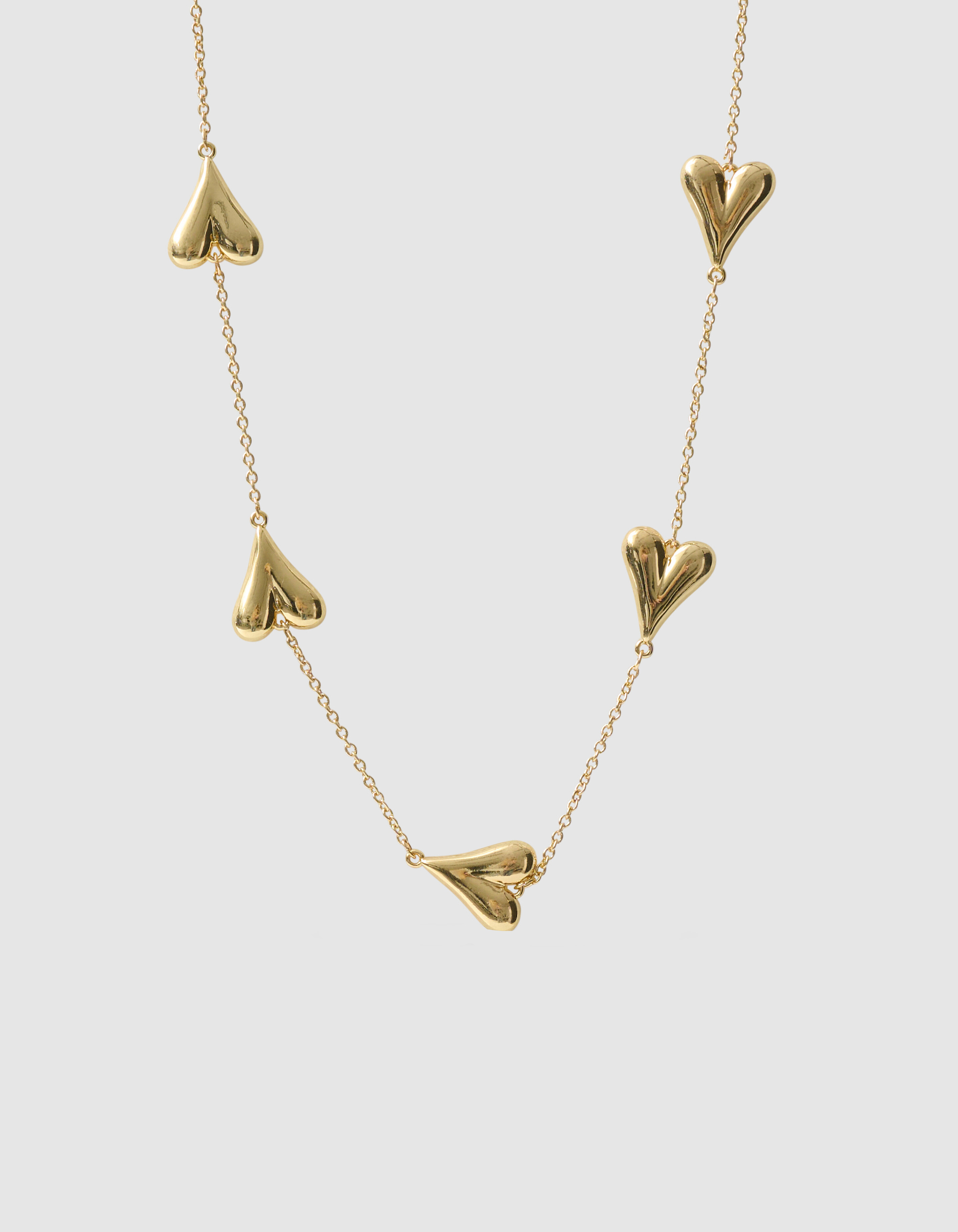 Herz Kette Gold SHOEBY ACCESSOIRES