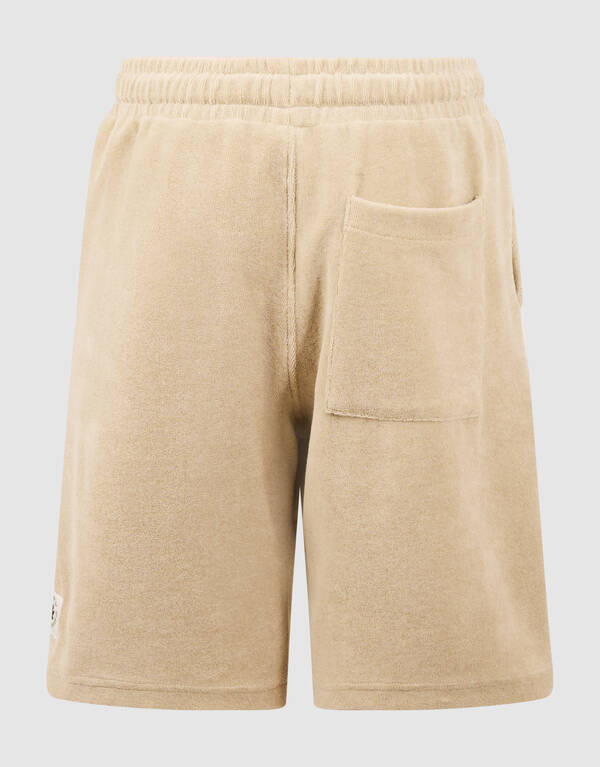 Frottee Relaxed Fit Shorts Beige SHOEBY BOYS