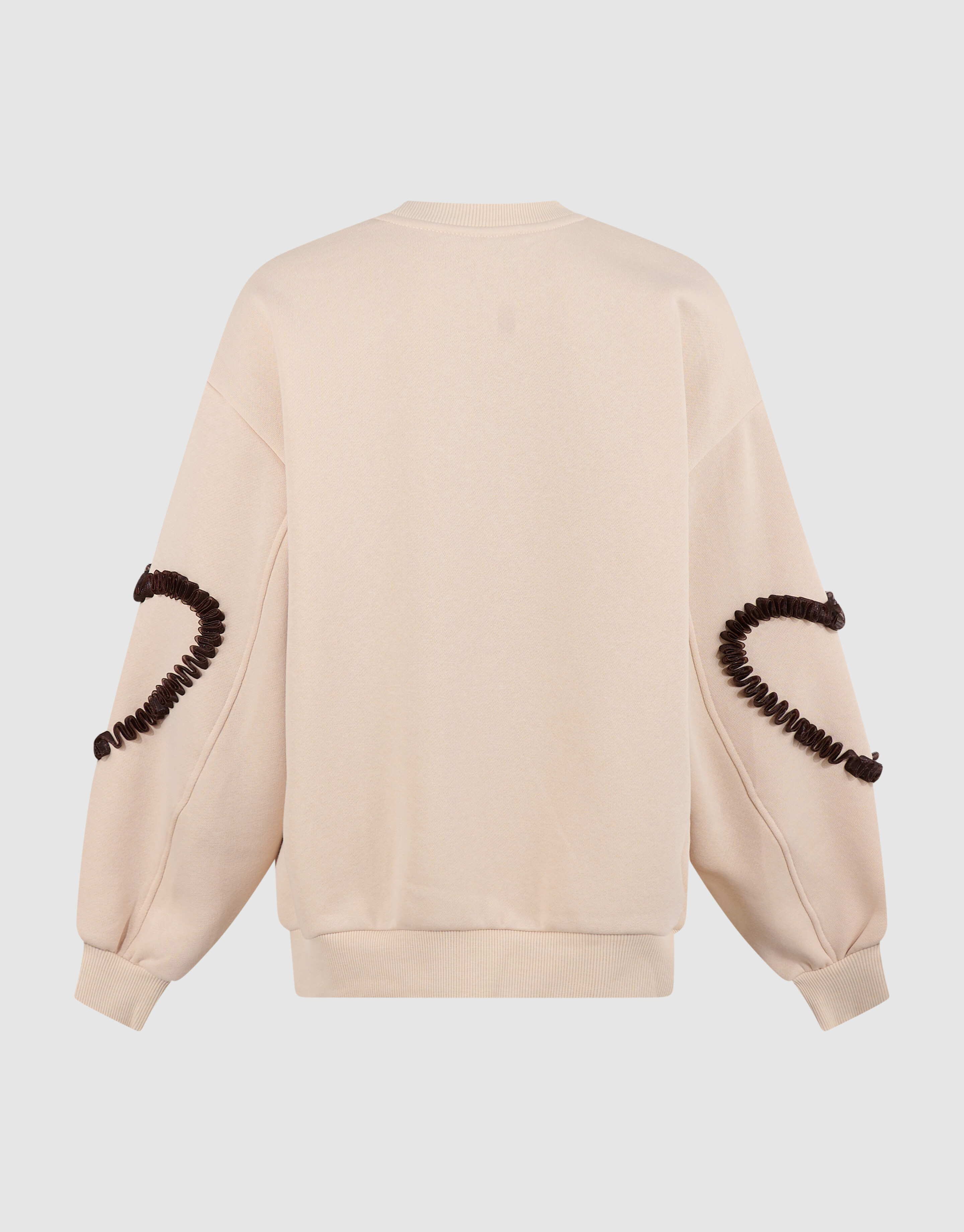Balloon Fit Heart Pullover Gebrochenem Wei&szlig; SHOEBY GIRLS