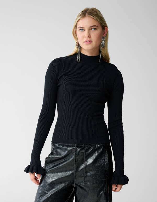 Frill Top Schwarz SHOEBY WOMEN