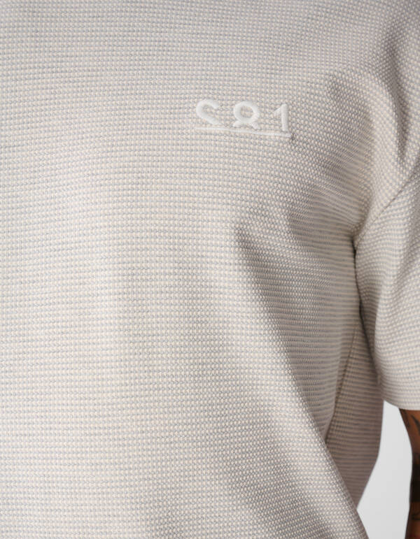 Honeycomb T-Shirt Hellgrau SHOEBY MEN