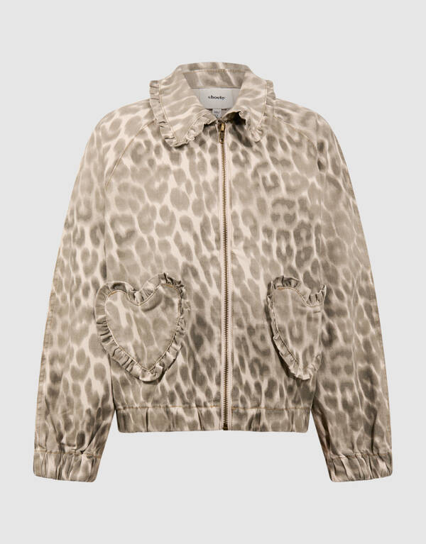 Leopard Herz Jack Hellbraun SHOEBY GIRLS