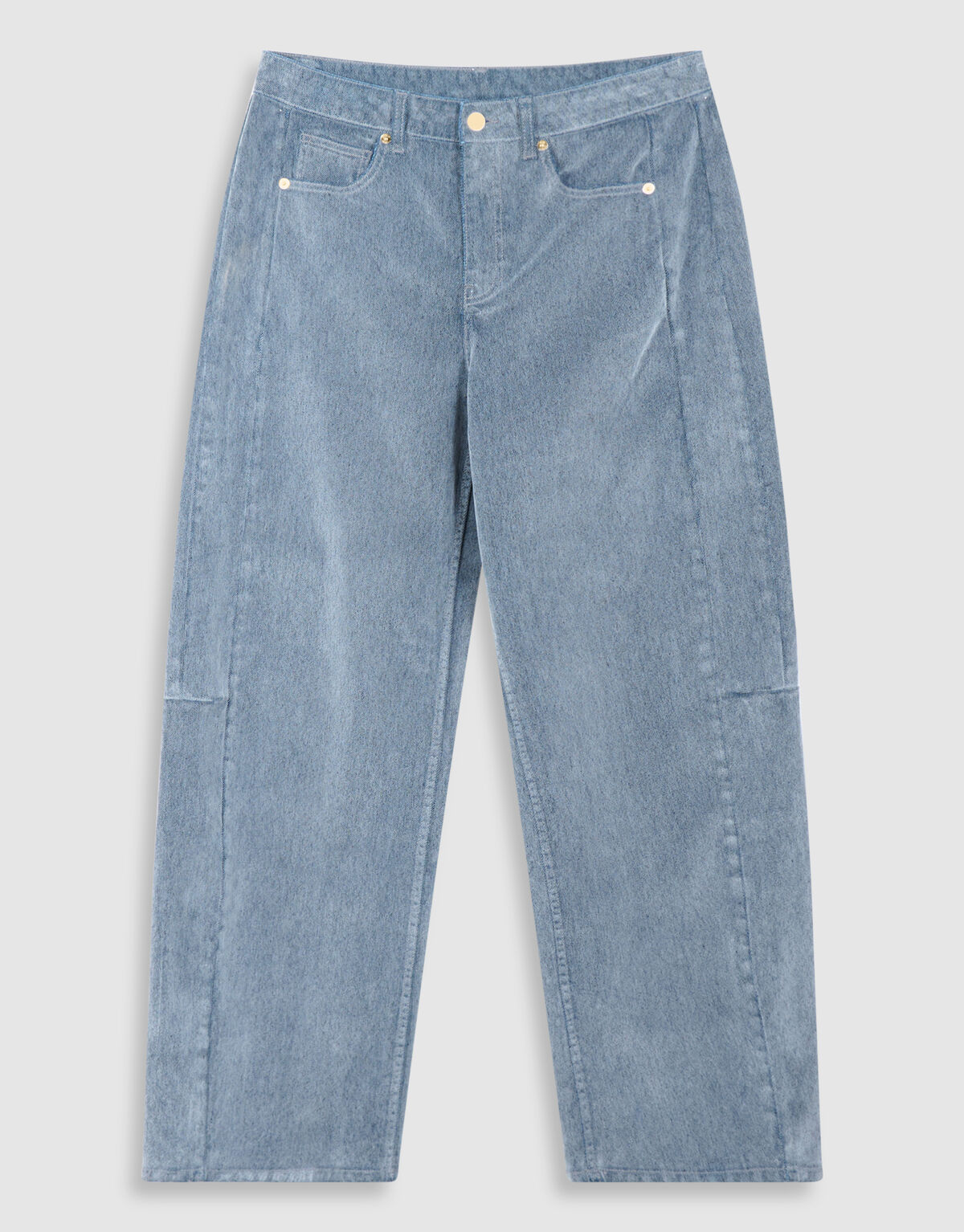 Velvet Barrel Fit Jeans Dunkelgrau SHOEBY WOMEN