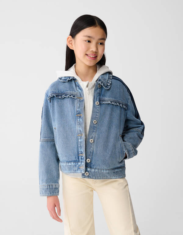 Sportliche Jeansjacke Blau SHOEBY GIRLS