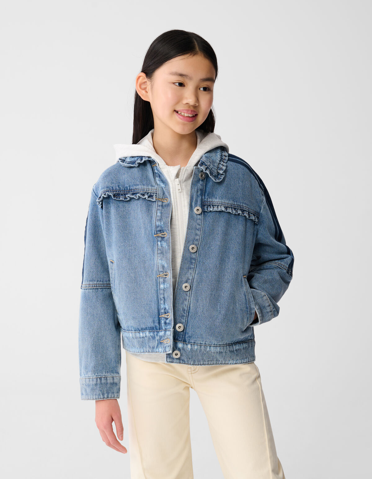 Sportliche Jeansjacke Blau SHOEBY GIRLS