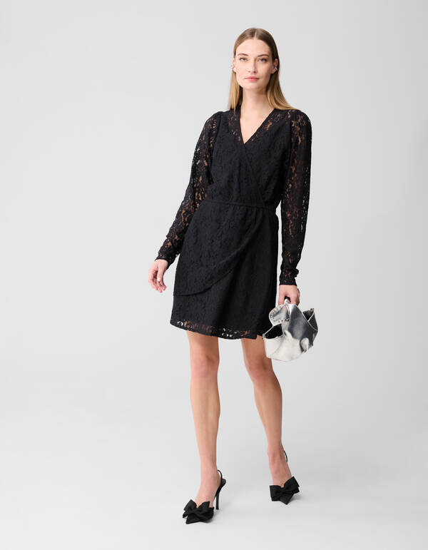 Schwarzes Minikleid aus Spitze SHOEBY WOMEN