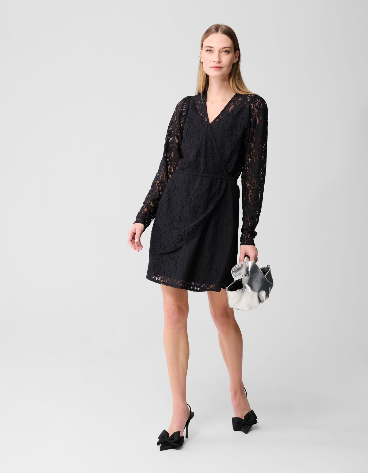 Schwarzes Minikleid aus Spitze SHOEBY WOMEN