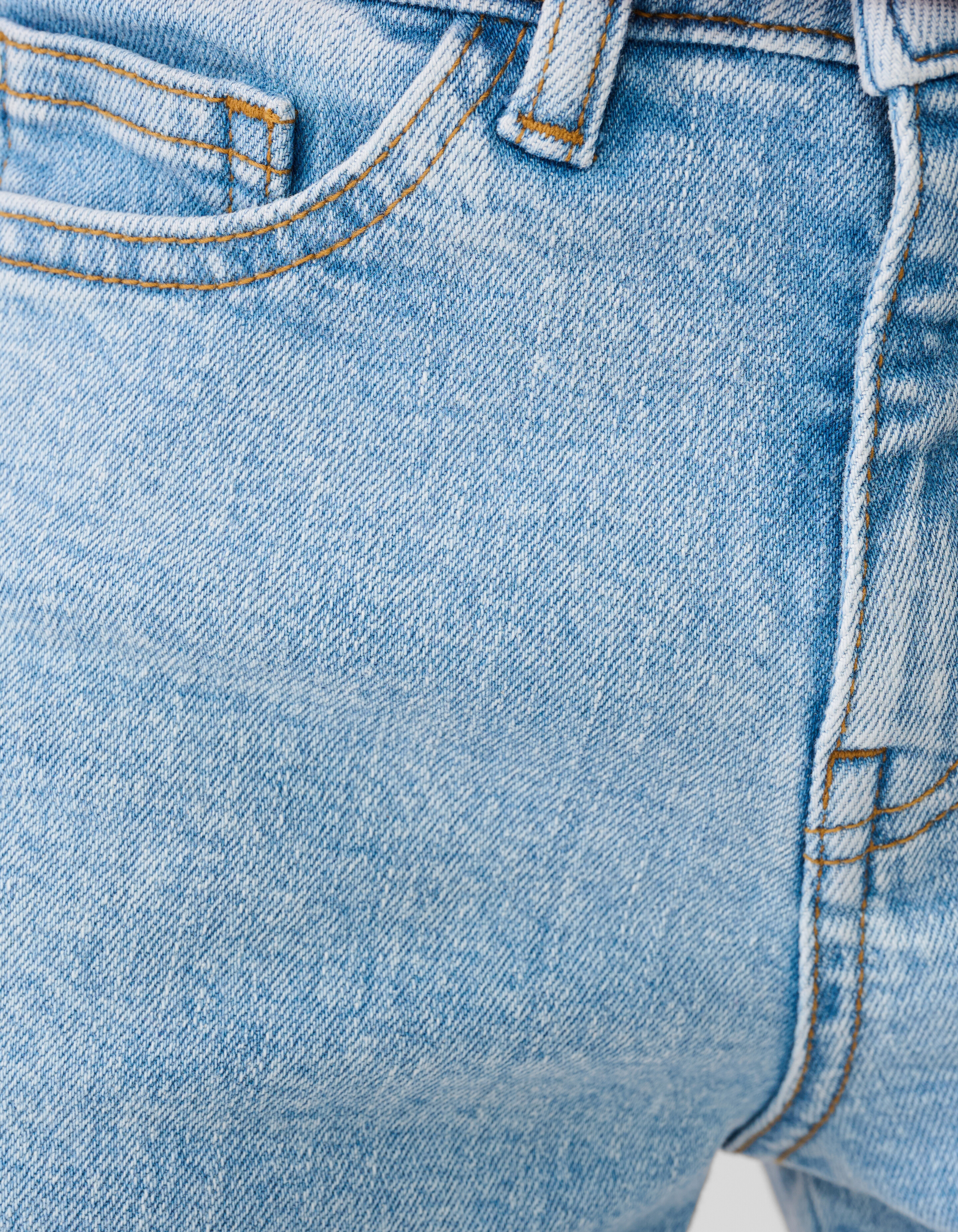 Zweifarbige, ausgestellte Jeans, gebleicht SHOEBY GIRLS